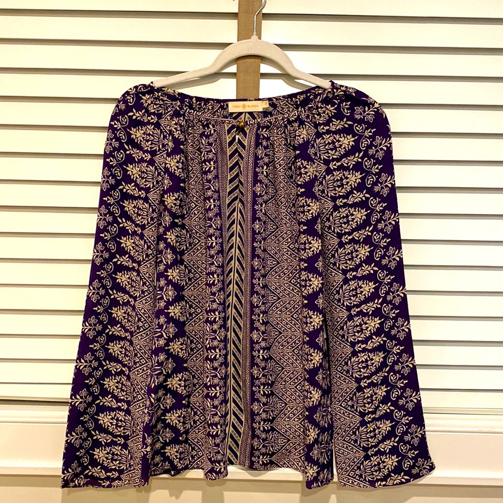 Tory Burch tunic in a batik print!